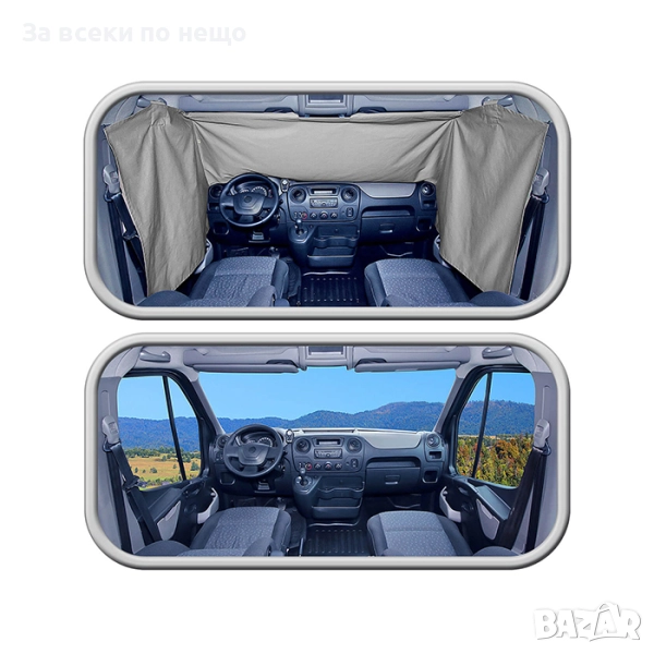 Вътрешна завеса Kegel за Каравана  Кемпер – Уединение и защита от слънце, снимка 1