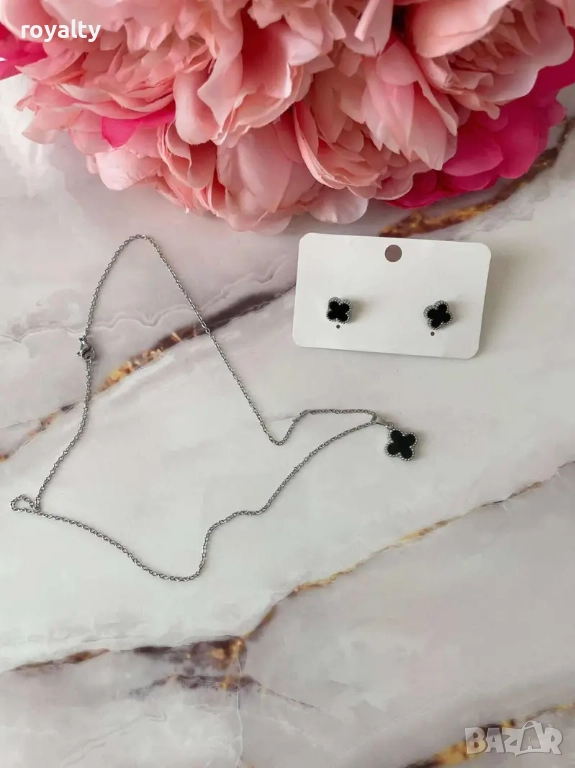 Сет/Комплект JL Famous Clover Silver Black, снимка 1