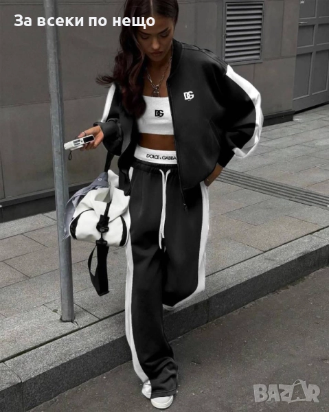 Dolce&Gabbana Дамски Спортен Комплект С 3 Части🔝Дамски Спортен Екип Долче И Габана Код A934, снимка 1