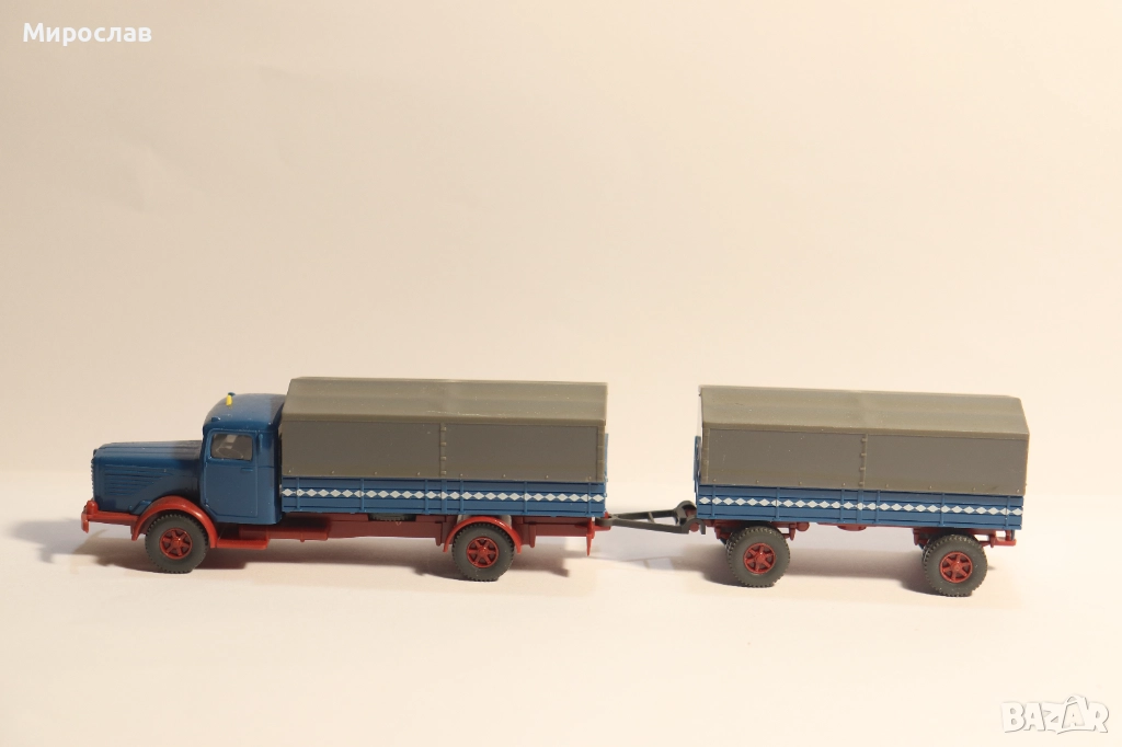 WIKING H0 1/87 BUSSING TIR КАМИОН МОДЕЛ, снимка 1
