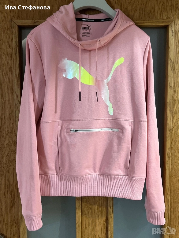 Нова уникална розова спортна блуза суичър Puma Пума , снимка 1