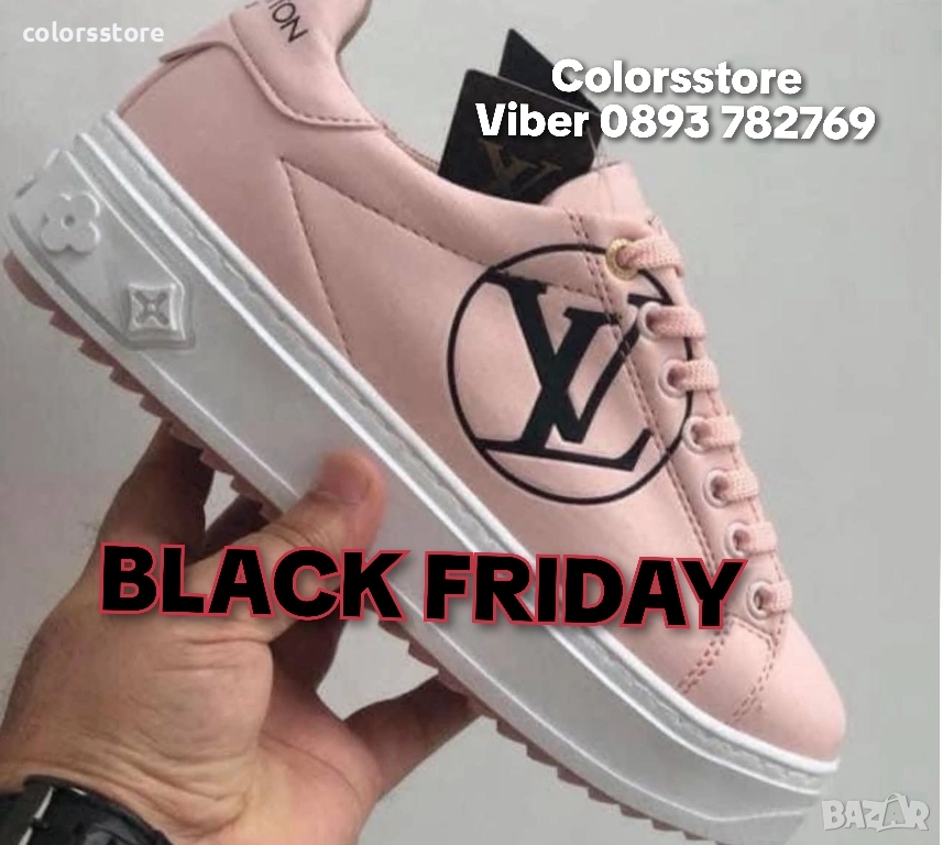 Дамски розови кецове Louis Vuitton/BR83t, снимка 1