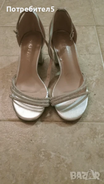 Дамски сандали с ток, снимка 1