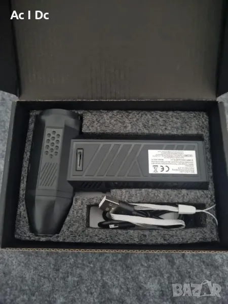 Мощен и лесно преносим малък турбо вентилатор с 130 000 оборота, снимка 1