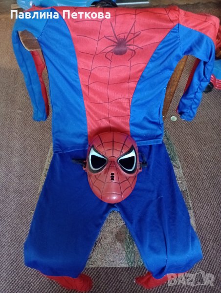 Детски костюм Спайдърмен с маска., снимка 1