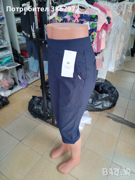 Дамски еластичен 7/8 клин-панталон Цена, снимка 1