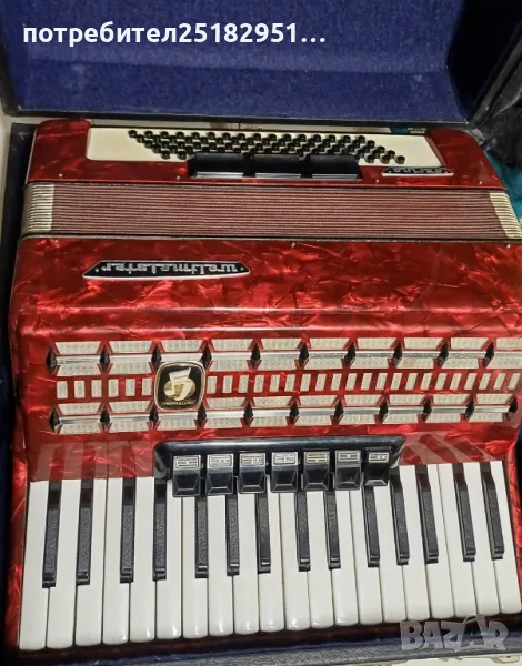 Акордеон 80баса Weltmeister Serino , снимка 1