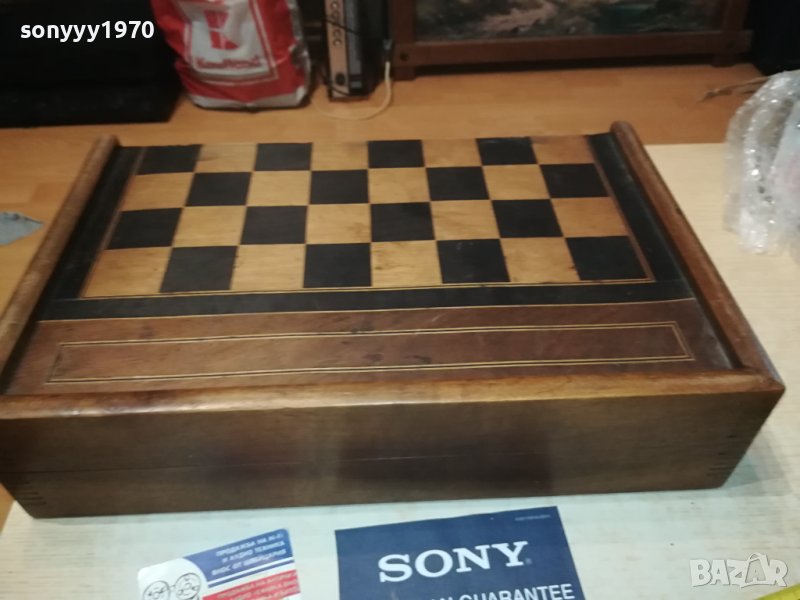 СТАРА ФРЕНСКА ТАБЛА/ШАХ-КУТИЯ 1107231746L, снимка 1