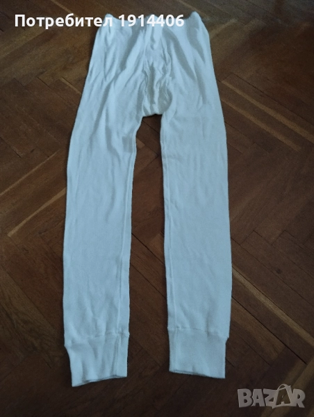 Гащи с дълги крачоли, 100% памук, едновремешни,  3 бр., снимка 1