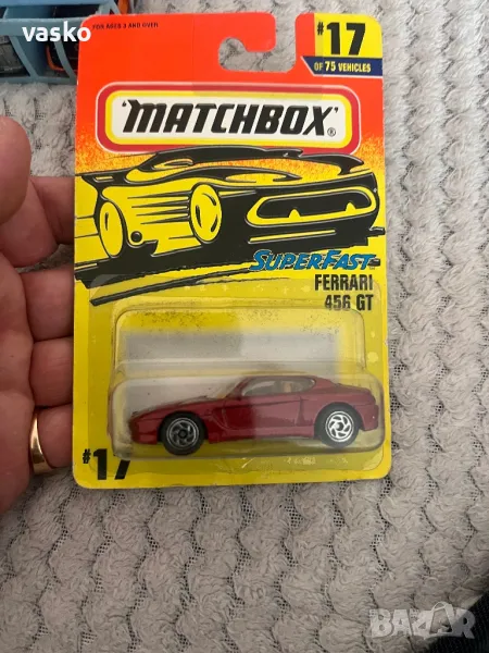 Matchbox Ferrari 456 GT-стар, снимка 1