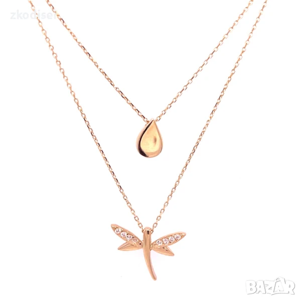 Златнo колие 2,52гр. 45,0см. 14кр. проба:585 модел:32115-5, снимка 1