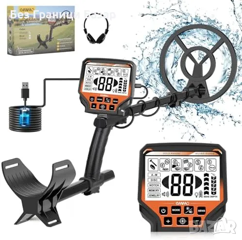 Нов OMMO Металотърсач за Възрастни с USB Зареждане и 6 Режима LCD, снимка 1