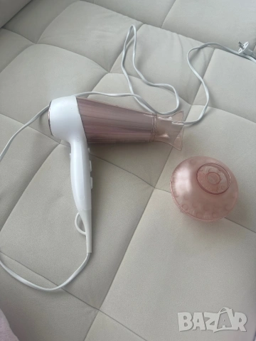 СЕШОАР PHILIPS HP8281/00, DRYCARE PRESTIGE MOISTUREPROTECT, 2300W МОЩНОСТ, ЙОННА ГРИЖА, ДИФУЗЕР, БЯЛ, снимка 6 - Преси за коса - 53719464