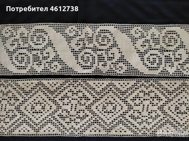 Старинни антредьо и дантели, снимка 6 - Други ценни предмети - 53206168