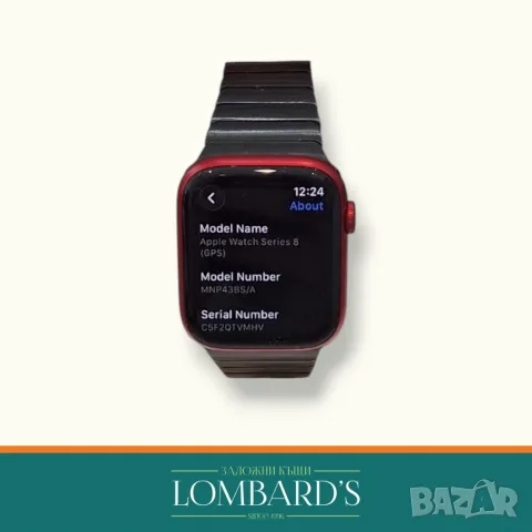 Apple Watch S8 GPS 45mm, N: 82205, снимка 2 - Смарт часовници - 55799606