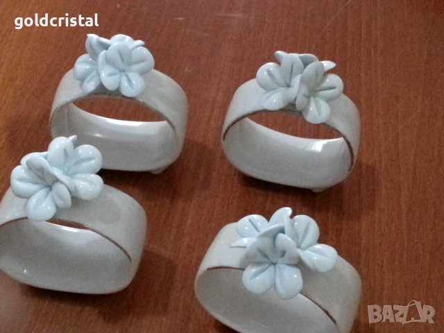 Порцеланови пръстени халки ринг за салфетки , снимка 7 - Антикварни и старинни предмети - 41103343