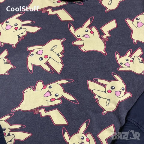 Pokemon Pikachu Рядка Блуза Унисекс Размер L, снимка 2 - Блузи с дълъг ръкав и пуловери - 53848466