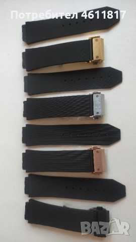 Силиконови каишки за часовник HUBLOT 25-19мм
