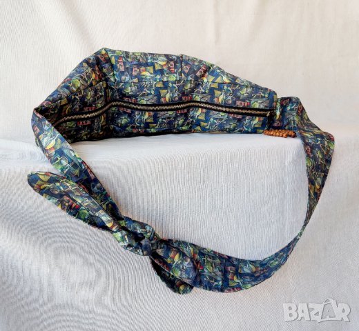 Унисекс раничка с кубистичен дизайн -- ръчна изработка, снимка 11 - Раници - 41604876