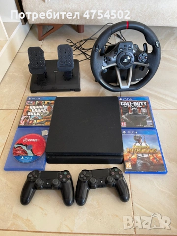 PS4+ HORI Racing Wheel Apex 