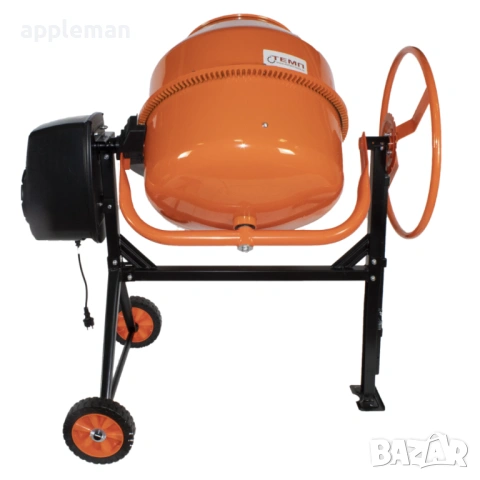 Бетонобъркачка ТЕМП HCM650, 195 л 1250W миксер за бетон , снимка 4 - Други машини и части - 53136548