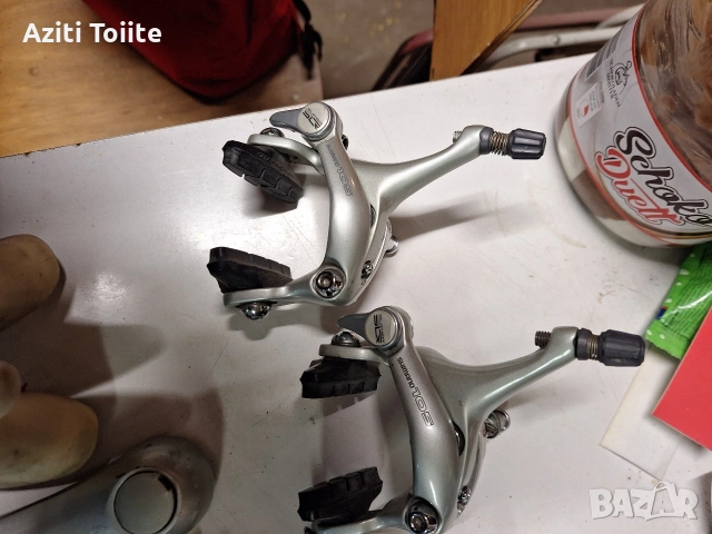 vintage groupset shimano 105 series 1051, снимка 11 - Части за велосипеди - 53017422