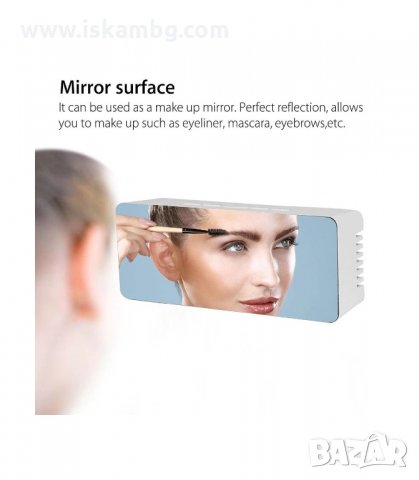 НАСТОЛЕН ЧАСОВНИК С ОГЛЕДАЛЕН ДИСПЛЕЙ - код 2214, снимка 7 - Друга електроника - 33946474