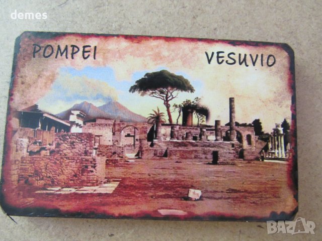 Магнит от Помпей и Везувий, Италия-11, снимка 3 - Други ценни предмети - 41240511
