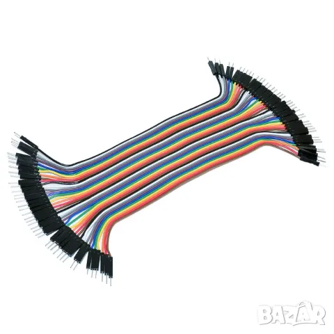 Джъмпери мъжки към мъжки 40 броя 20 сантиметра , снимка 2 - Друга електроника - 49582891