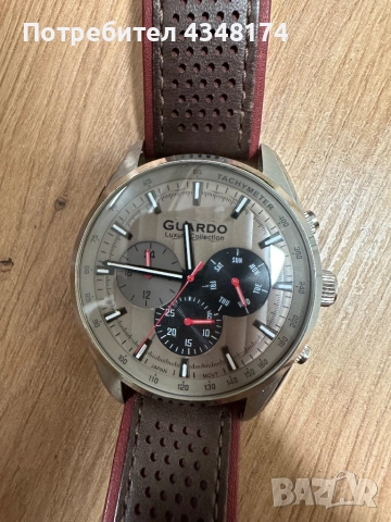  Италиански Часовник Guardo, снимка 3 - Мъжки - 52488446
