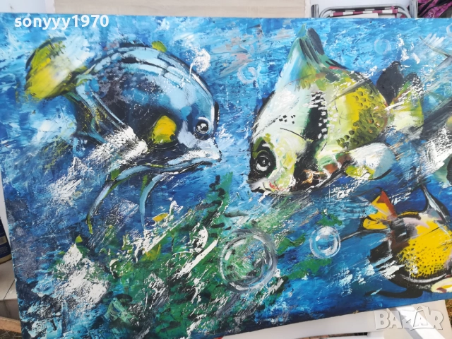 РИБИ-ГОЛЯМА КАРТИНА 1510251553, снимка 12 - Картини - 52064187