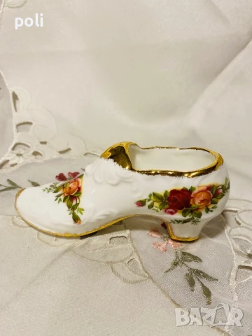 порцеланова обувка Royal Albert , снимка 4 - Декорация за дома - 50986711
