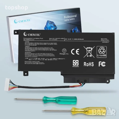 НОВА PA5107U-1BRS Батерия за лаптоп, съвместима с Satellite L55-A5284 P55t-A5116 P55t-a P50-b и др.