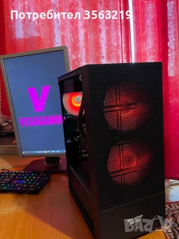 НОВ/гаранция Геймърски компютър – Ryzen 7 5700/RX 6600/16GB/NVMe 1TB, снимка 5 - Геймърски - 52424794