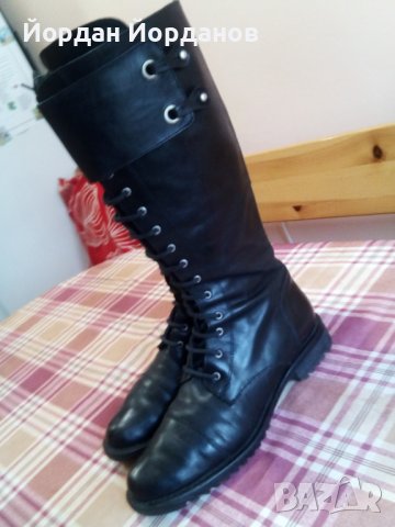 Дамски кожени ботуши 40 номер, снимка 12 - Дамски ботуши - 39833208