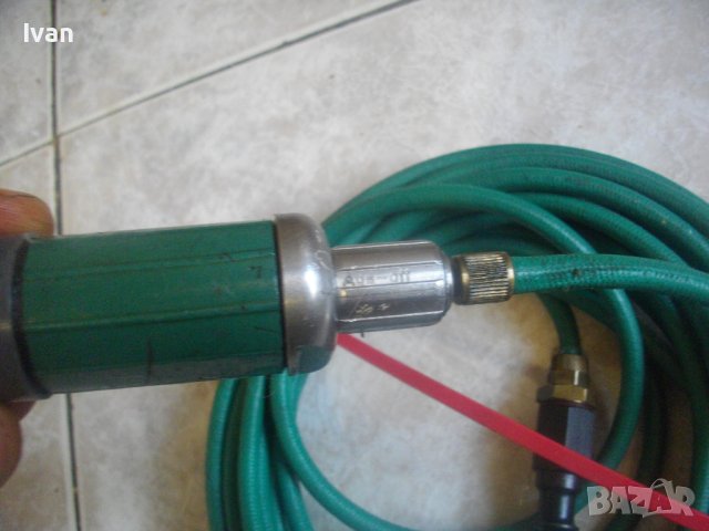 Пневматична Немска Старо Качество-Мини Дрелка-Шлифовалка-С Маркуч и Диамантено Острие-Отлична-6 bar, снимка 11 - Диамантени и режещи инструменти - 41597021