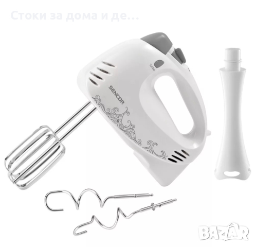 ✨Ръчен миксер SENCOR SHM 5270-EUE3, 400W, 5 нива на скорост, Бял , снимка 1