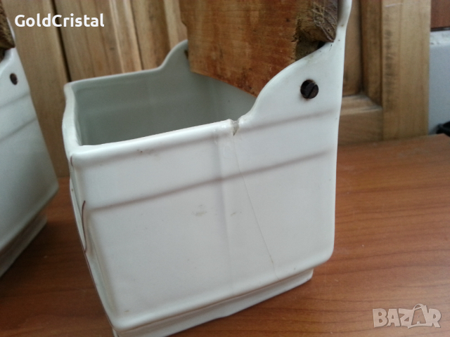 Стар български порцелан буркани , снимка 2 - Антикварни и старинни предмети - 36332643