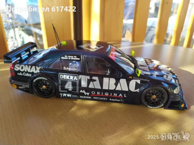 1:18 Метални Модели на MERCEDES C-Klass DTM Team AMG - UT models, снимка 15 - Колекции - 50210342