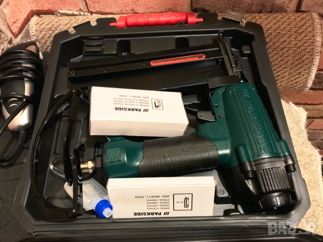 Пневматичен такер и пиронник PARKSIDE PDT 40 F4 - ЧИСТО НОВ!, снимка 2 - Такери - 53582284