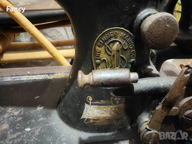 Стара шевна машина Singer , снимка 3 - Антикварни и старинни предмети - 53120113