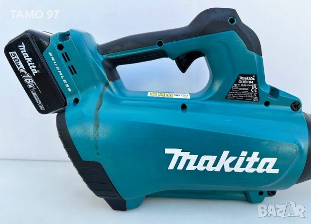 Makita DUB184 - Безчеткова акумулаторна духалка 18V 5.0Ah, снимка 4 - Други инструменти - 53702092