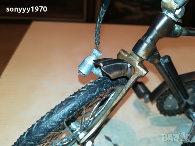 МЕТАЛНО МАСИВНО КОЛЕЛО ВНОС ШВЕЦИЯ 1604222012, снимка 10 - Антикварни и старинни предмети - 36478207