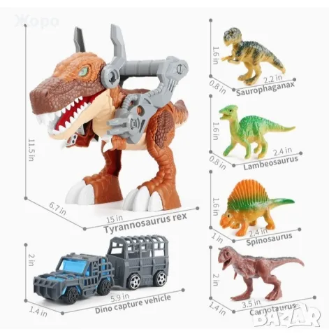 ДЕТСКА ИГРАЧКА ДЖУРАСИК ПАРК Т-РЕКС КН12721, снимка 10 - Фигурки - 47954559