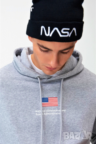 Зимна шапка NASA - голям р-р, снимка 3 - Шапки - 36128059