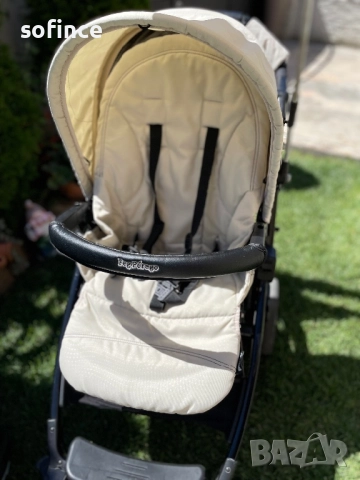 Детска количка 3 в 1 Peg Perego Book Plus Sportivo SL, Perla, снимка 7 - Детски колички - 51546479