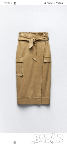 Нова пола тип прегърни ме на Zara , снимка 3 - Поли - 52374988