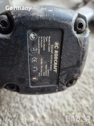 пневматичен гайковерт forch hazet chicago rodcraft за ремонт или за части, снимка 8 - Други инструменти - 51990337