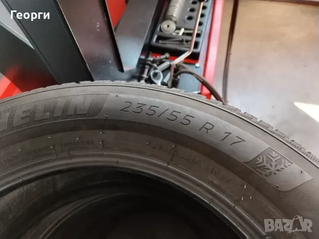 2бр.зимни гуми 235/55/17 Michelin, снимка 4 - Гуми и джанти - 56342558