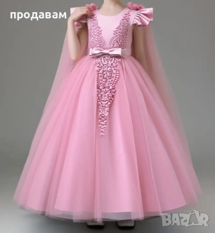 Детска официална рокля , снимка 2 - Детски рокли и поли - 53750062